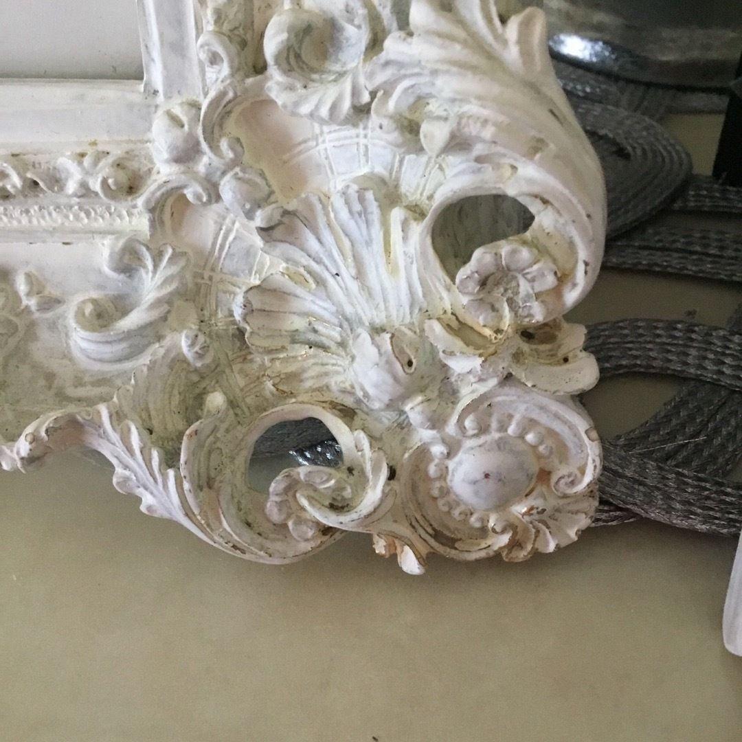 ホワイト装飾フレーム2サイズセット