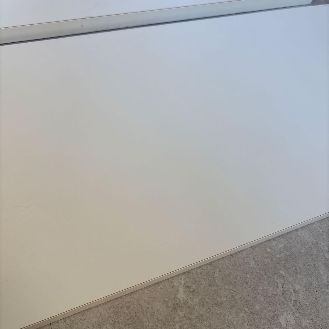 突っ張りシェルフ　幅90x奥行40cm用　追加棚　アイボリー　②