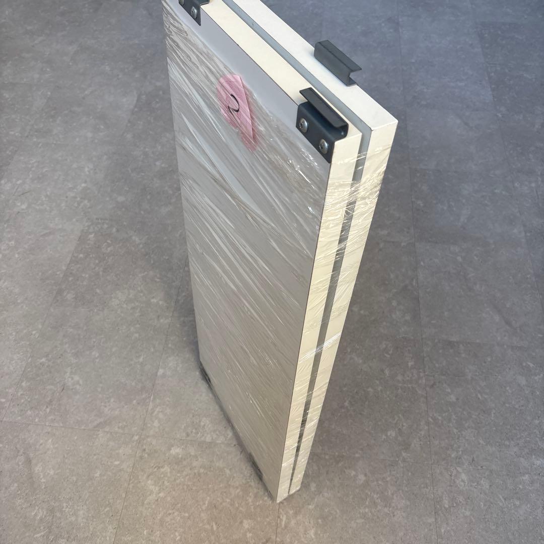 突っ張りシェルフ　幅90x奥行40cm用　追加棚　アイボリー　②