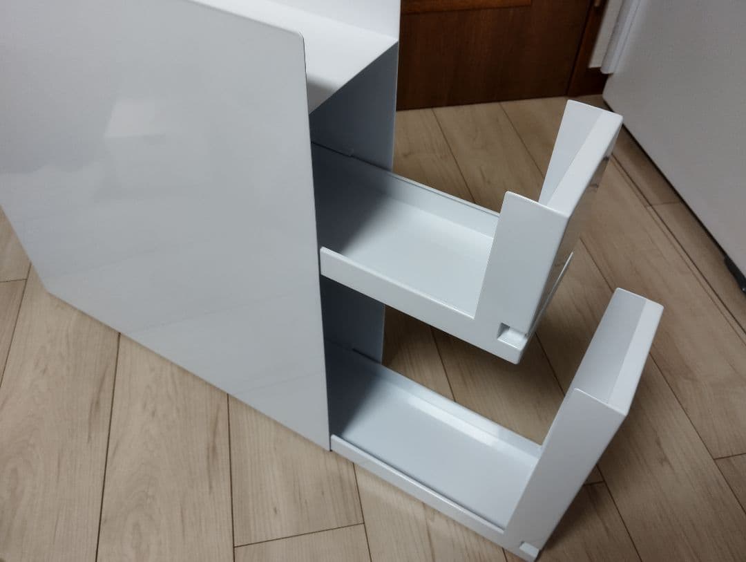 山崎実業 隠せる調味料ラック 2段 タワー ホワイト【未使用】