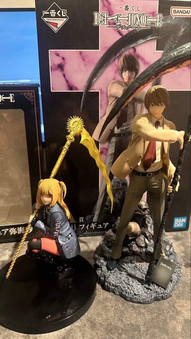 デスノート フィギュアセット ミサ・アマネ & ライト・ヤガミ　弥海沙　夜神月