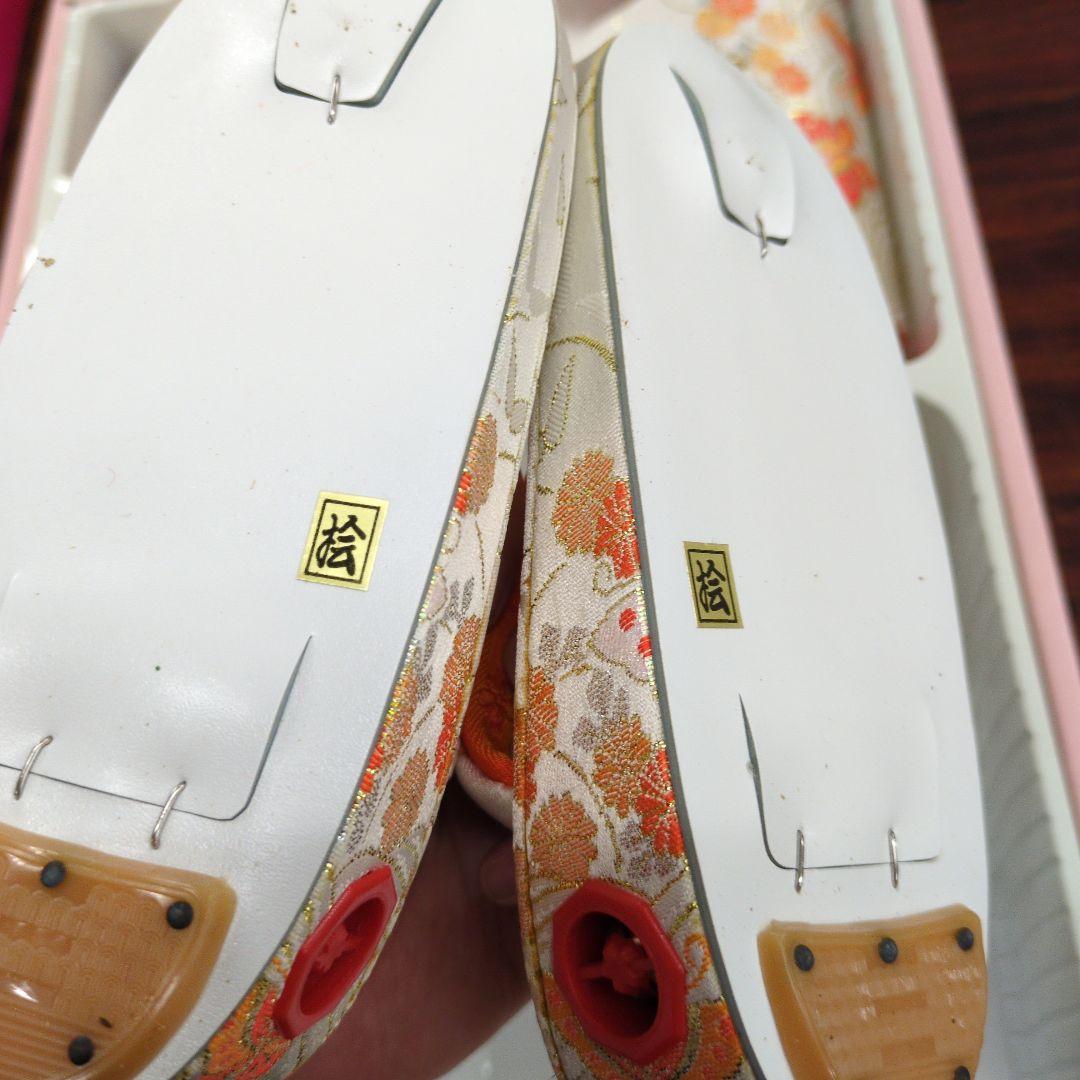 七五三 はこせこセット　未使用　タグ付き　17センチ　白