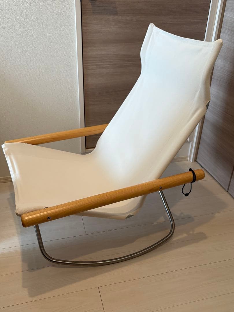 ニーチェア Ｘ ロッキング　nychair x　ナチュラル／ホワイト