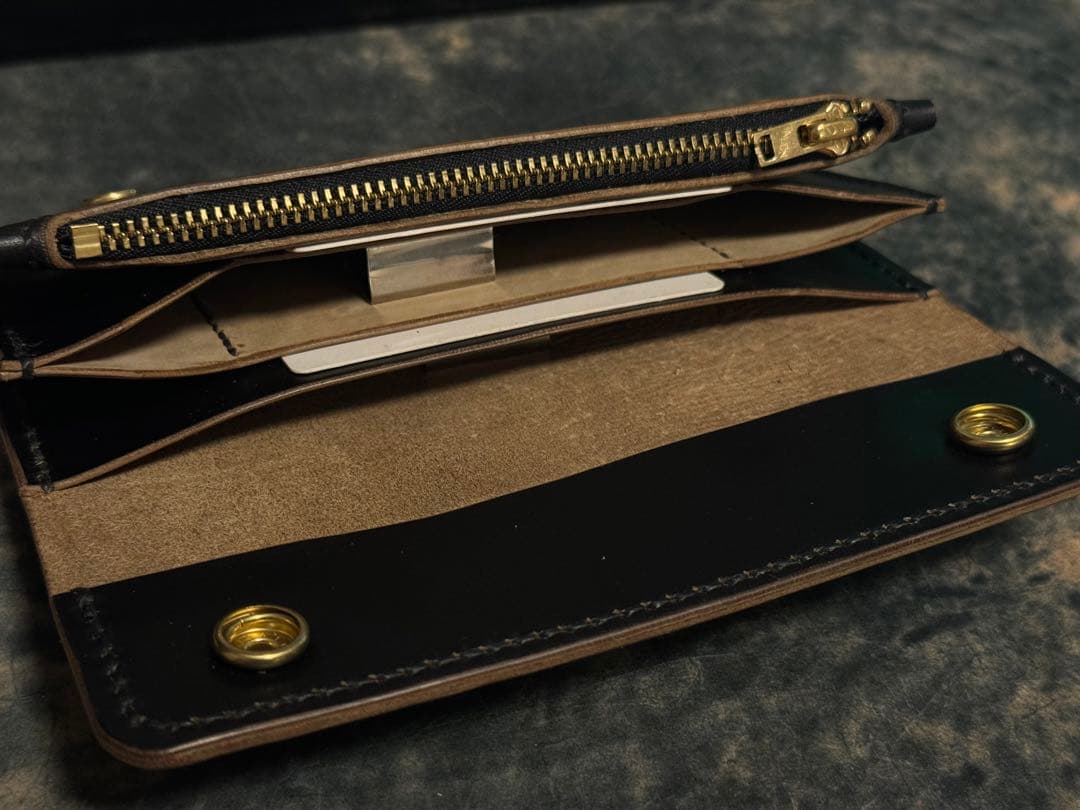 MARYAM社ホースバット(茶芯)トラッカーウォレットTYPE00＋キーホルダー