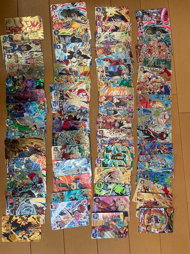 ドラゴンボールヒーローズまとめ売り 計5000 枚P、星3は各々500枚程です