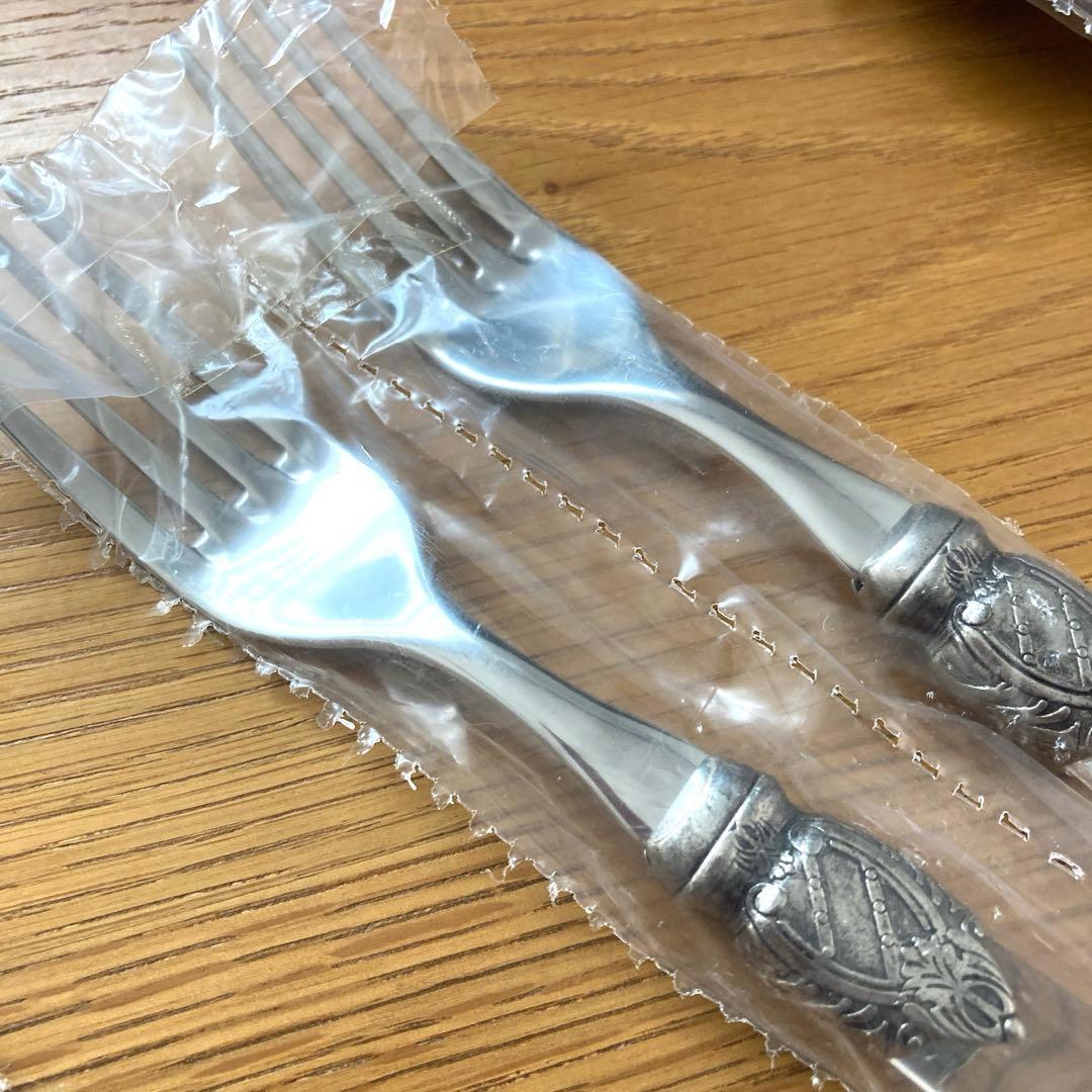 イタリア製カトラリー クリアカラー サラグレース フォークスプーンナイフセット