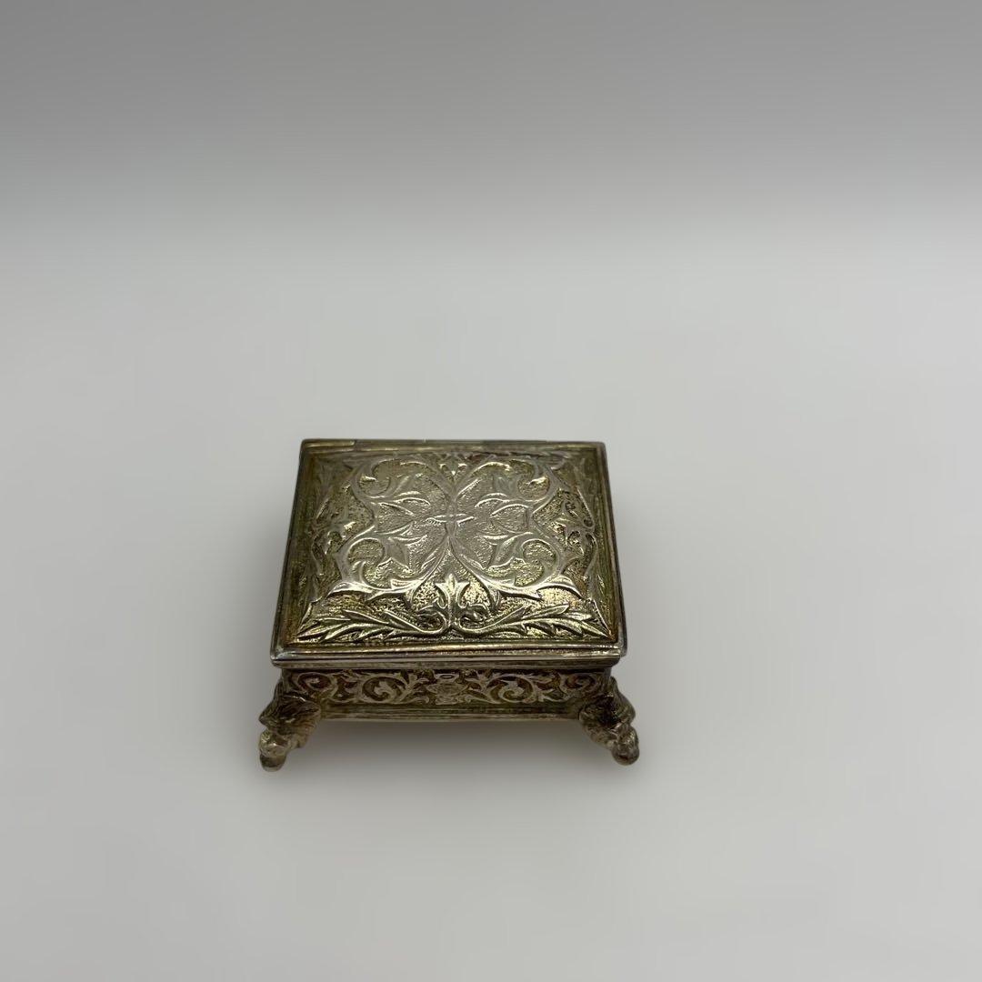 リュージュ　銀製　シルバー　オルゴール　世界最小