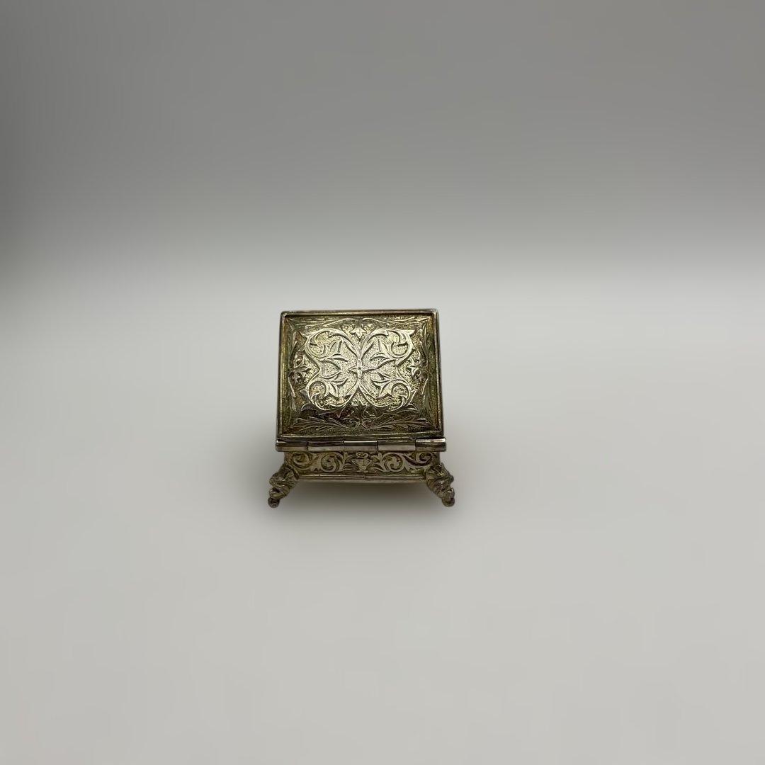 リュージュ　銀製　シルバー　オルゴール　世界最小