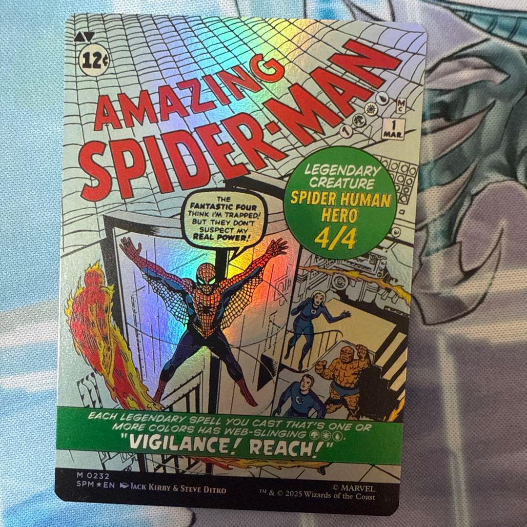 mtg ピーター・パーカー アメイジング・スパイダーマン 英語　foil