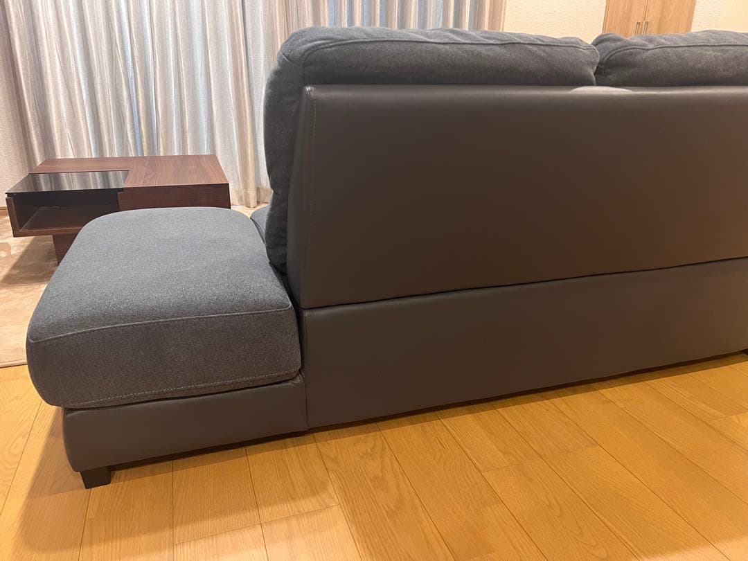 【愛知引取り・着払い限定】ニトリ　布張りカウチソファ　L字ソファ　コーナーソファ