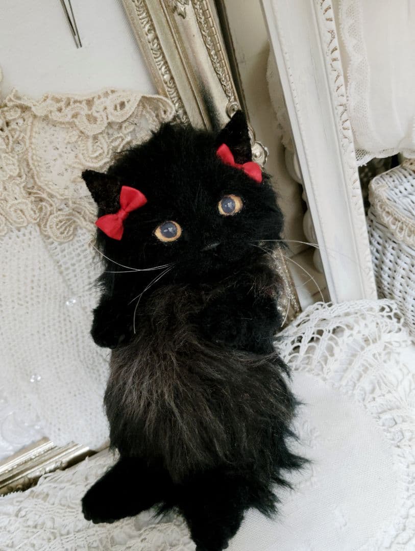ぶーにゃんちゃん❤オーダー❤愛猫ちゃん❤お腹ぽっこり♡アートドール♡
