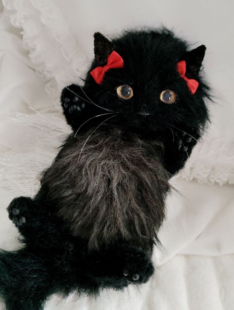 ぶーにゃんちゃん❤オーダー❤愛猫ちゃん❤お腹ぽっこり♡アートドール♡