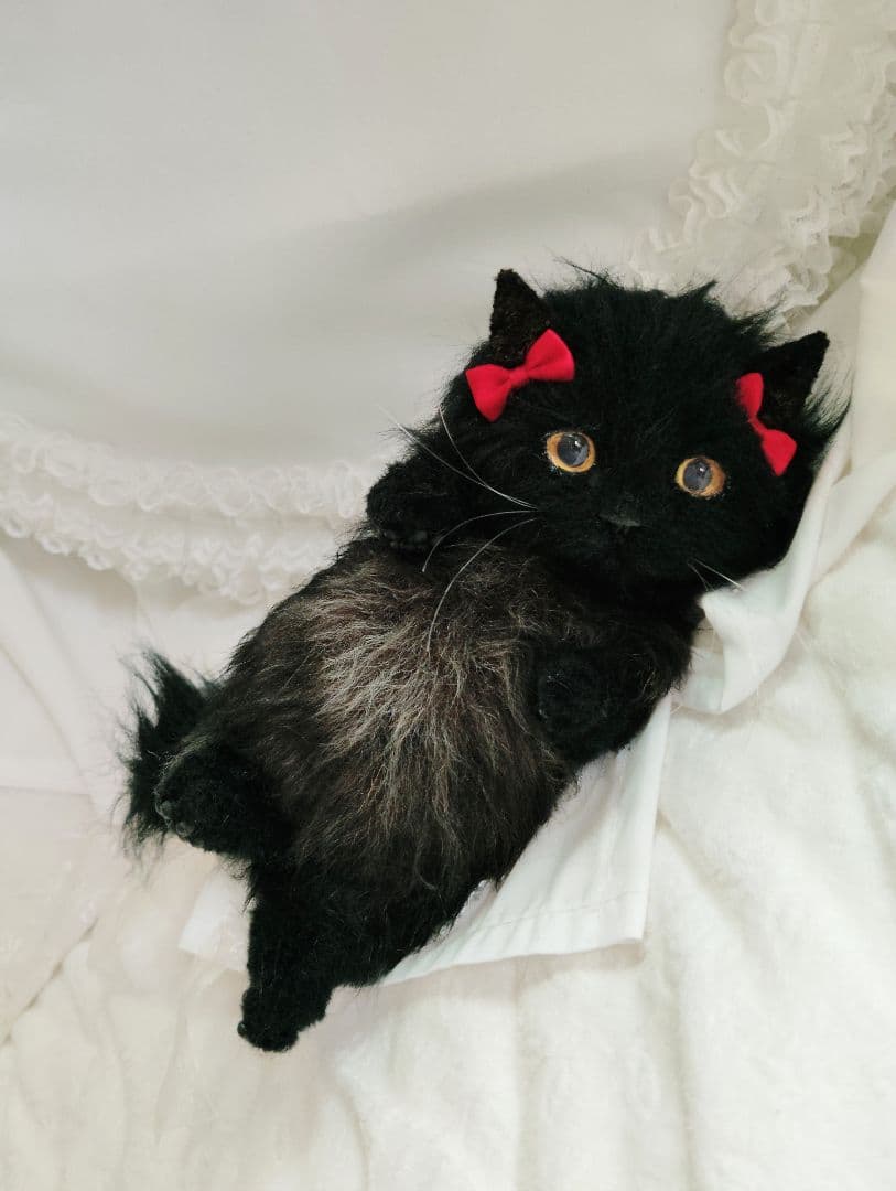 ぶーにゃんちゃん❤オーダー❤愛猫ちゃん❤お腹ぽっこり♡アートドール♡