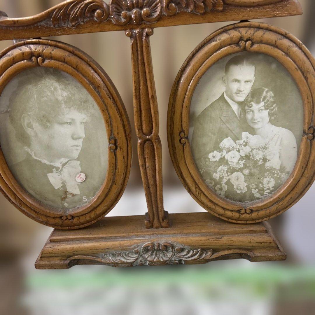 アンティーク　木製フレーム