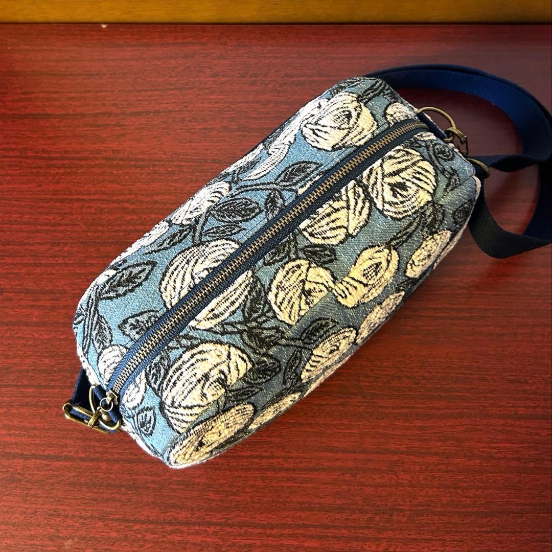 ミナペルホネン rosy (pink × blue)ショルダーバック