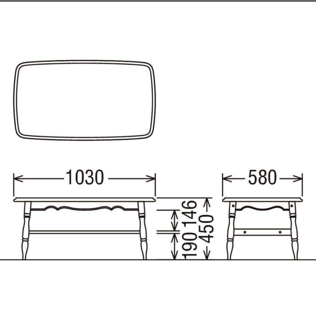 最終値下げ)コーヒーテーブル　アンティーク