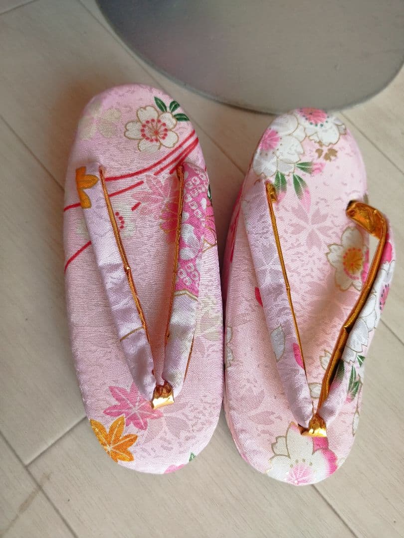 専用です　アンティーク明るいピンクの着物に黄緑のだらり帯セット