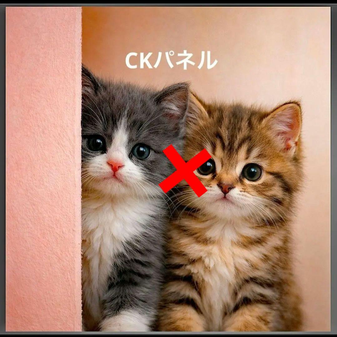 激レアひょっこりねこパネル生地　ハンドメイド