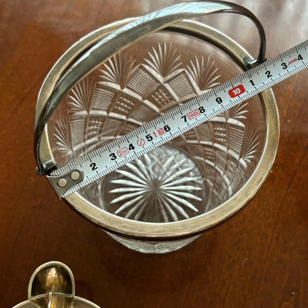 ヴィンテージスターリングシルバー/ガラス