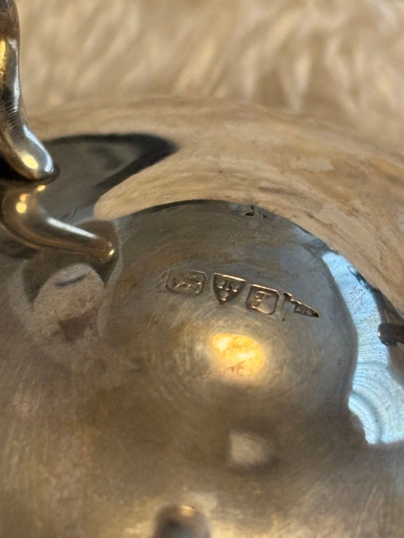 ヴィンテージスターリングシルバー/ガラス