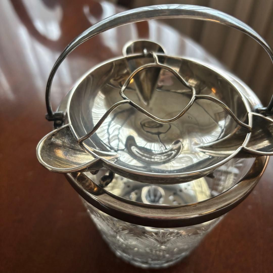 ヴィンテージスターリングシルバー/ガラス