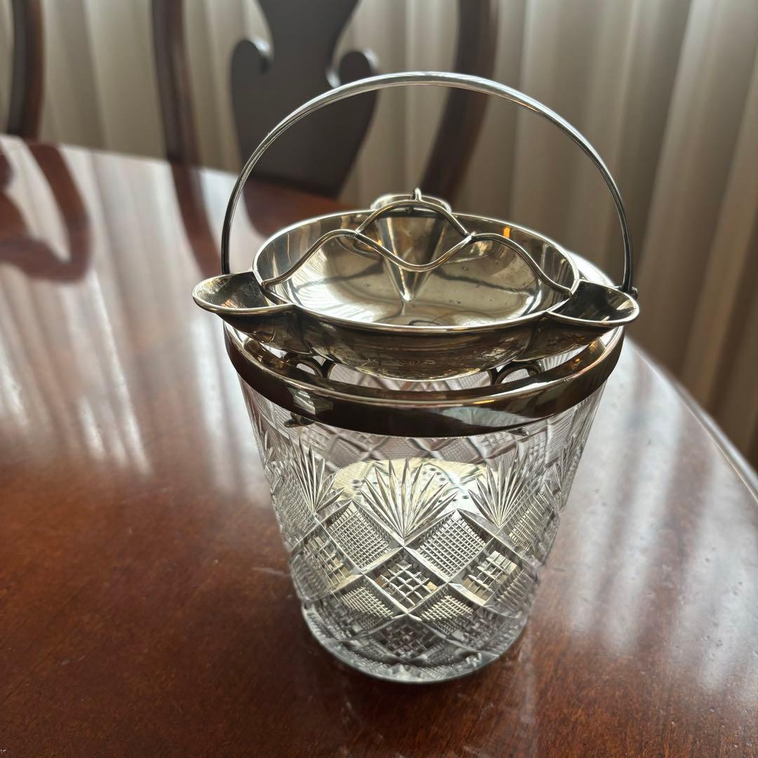 ヴィンテージスターリングシルバー/ガラス