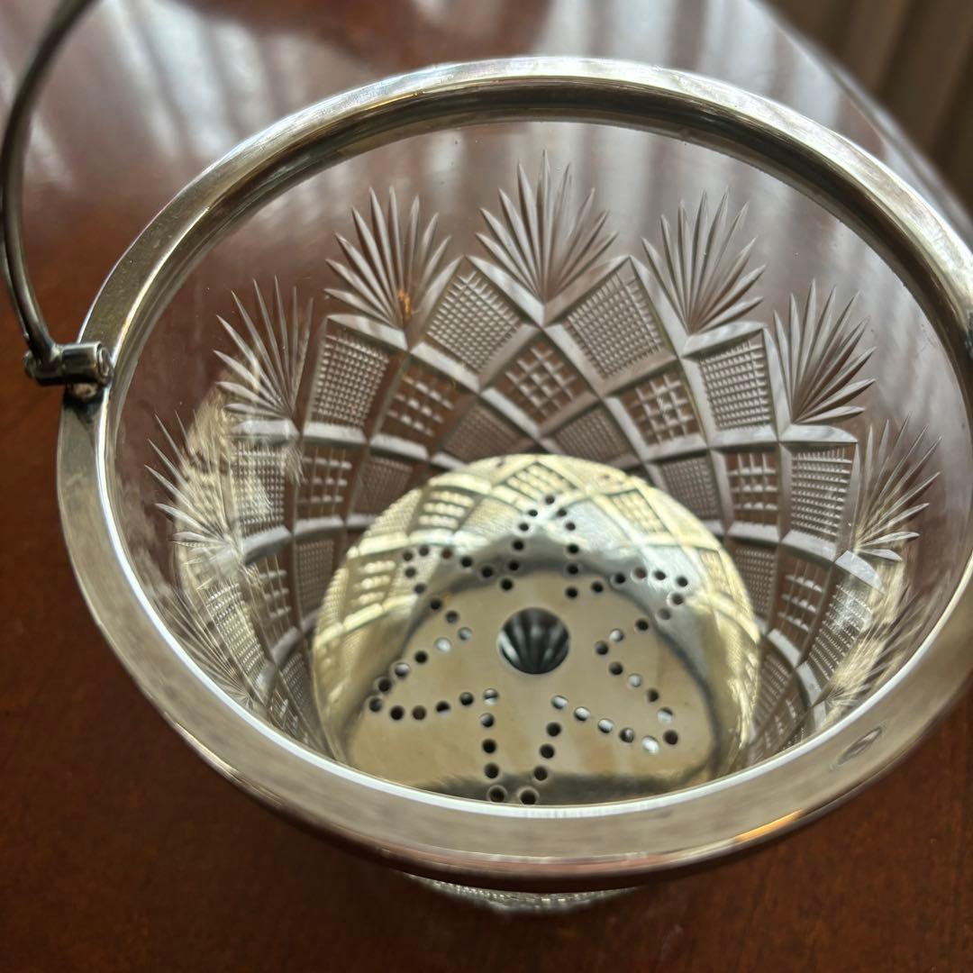 ヴィンテージスターリングシルバー/ガラス