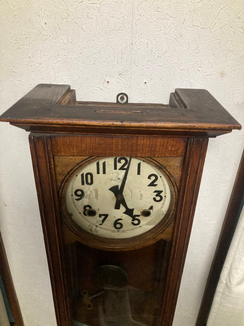 愛知時計 アンティーク スリゲルボンボン時計 初心者歓迎 稼働中