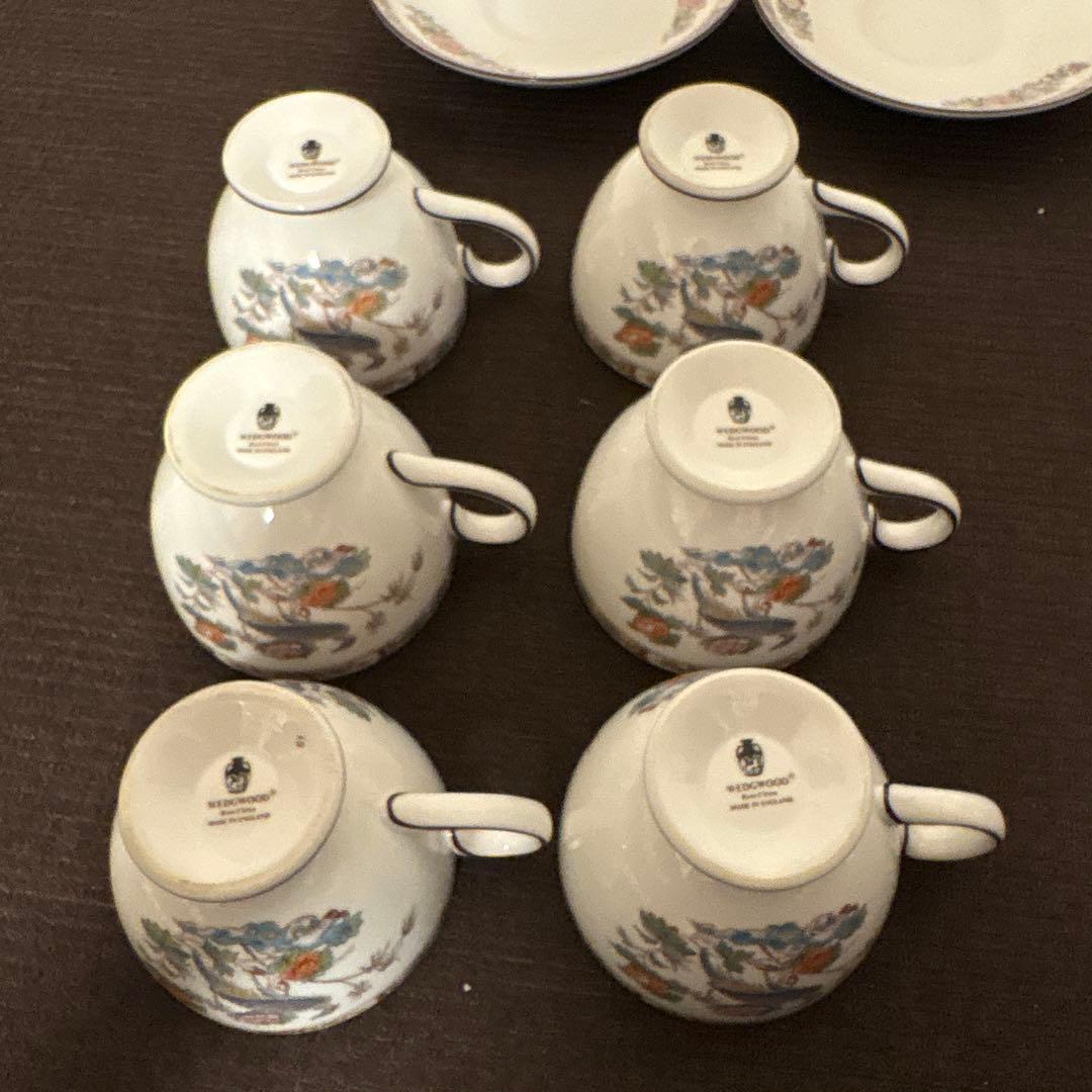 ウェッジウッド クタニクレーン リー カップ&ソーサー 6セット - メルカリ