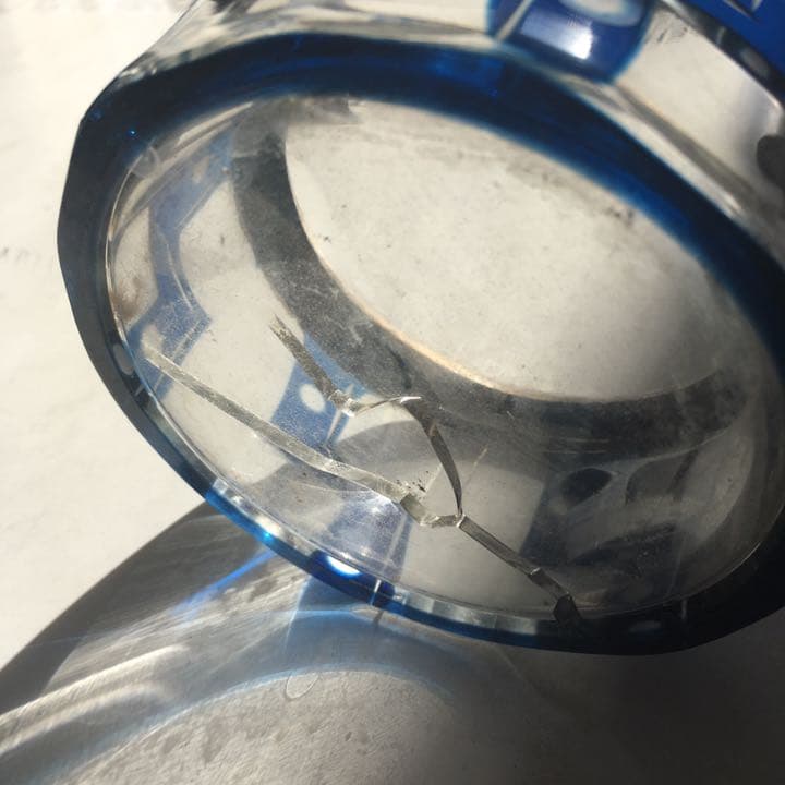 骨董 灰皿 切子 アッシュトレイ アンティーク インテリア