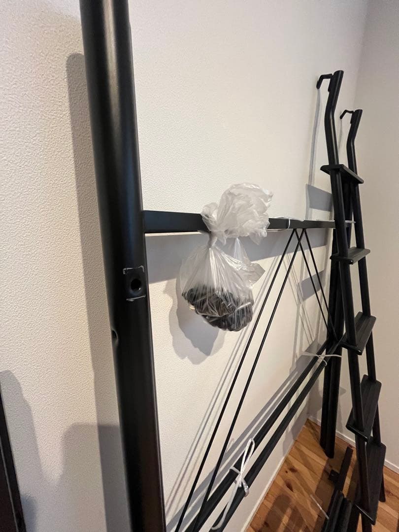 （香川県引き取り限定！！！）ブラック ロフトベッド ニトリ