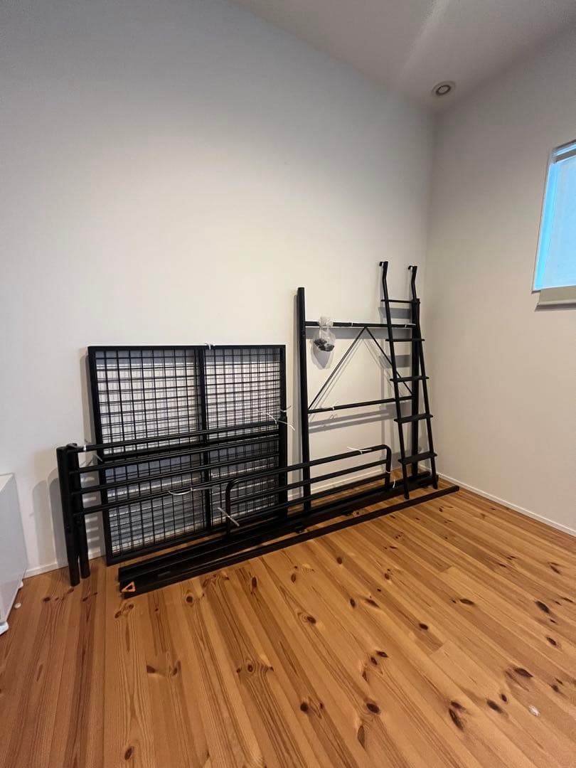 （香川県引き取り限定！！！）ブラック ロフトベッド ニトリ