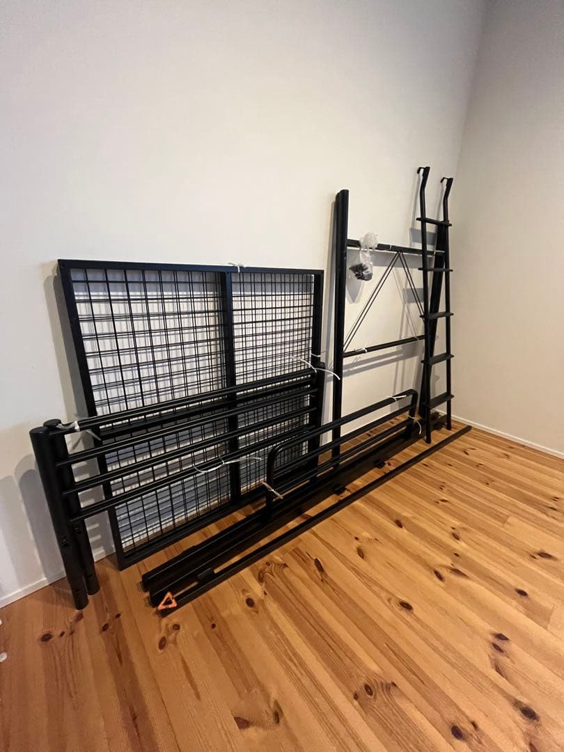 （香川県引き取り限定！！！）ブラック ロフトベッド ニトリ