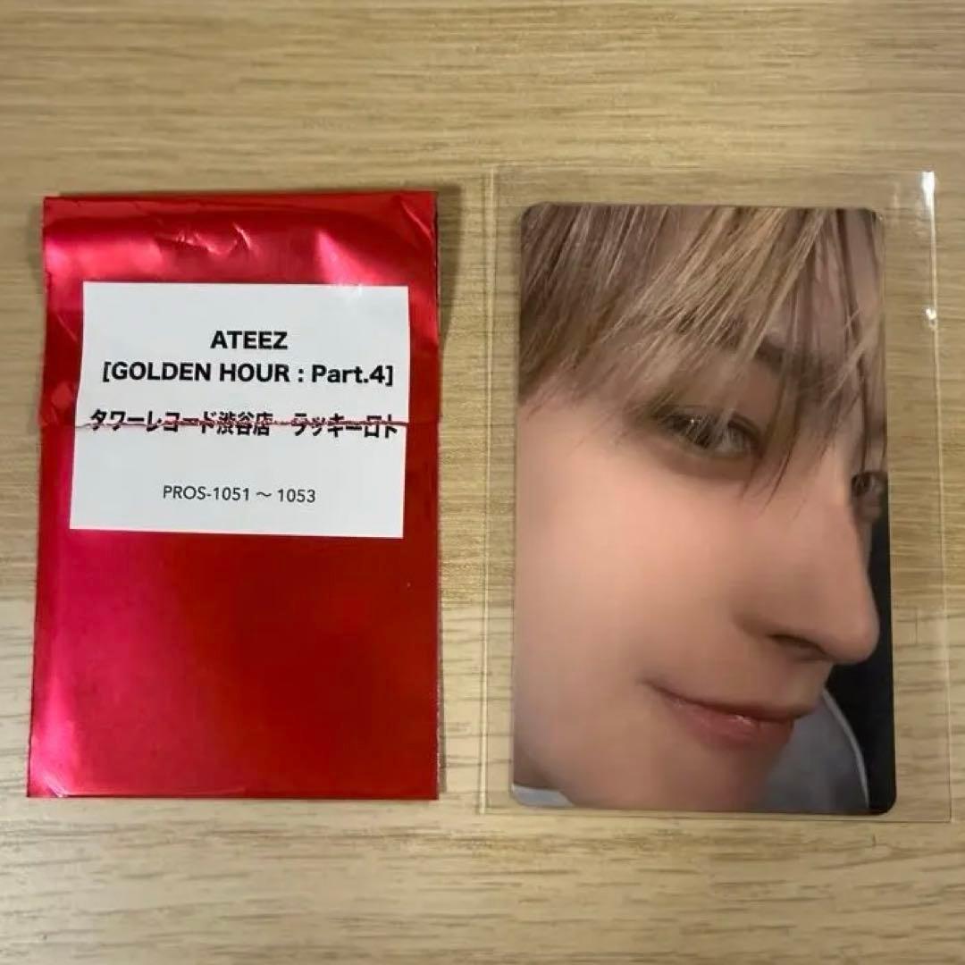 ATEEZ GOLDEN HOUR ホンジュン タワレコ 渋谷 ラキロト トレカ - メルカリ