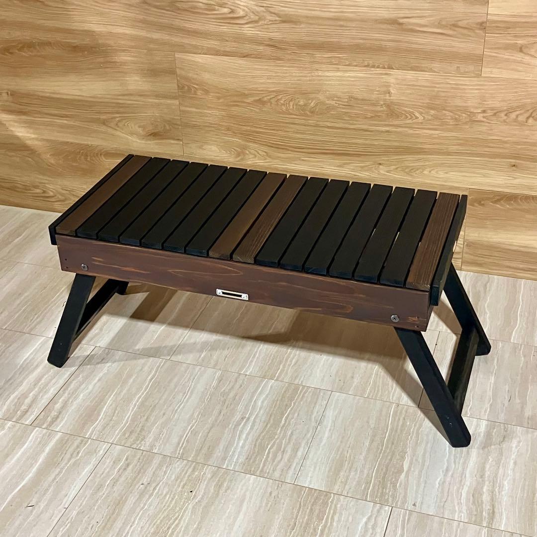 き*ん様 IGTテーブル THEBOX ブラック×ウォルナットMIX塗装品　在庫