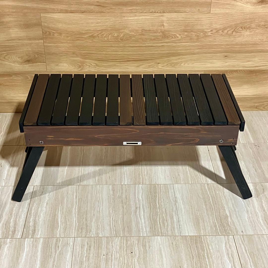 き*ん様 IGTテーブル THEBOX ブラック×ウォルナットMIX塗装品　在庫