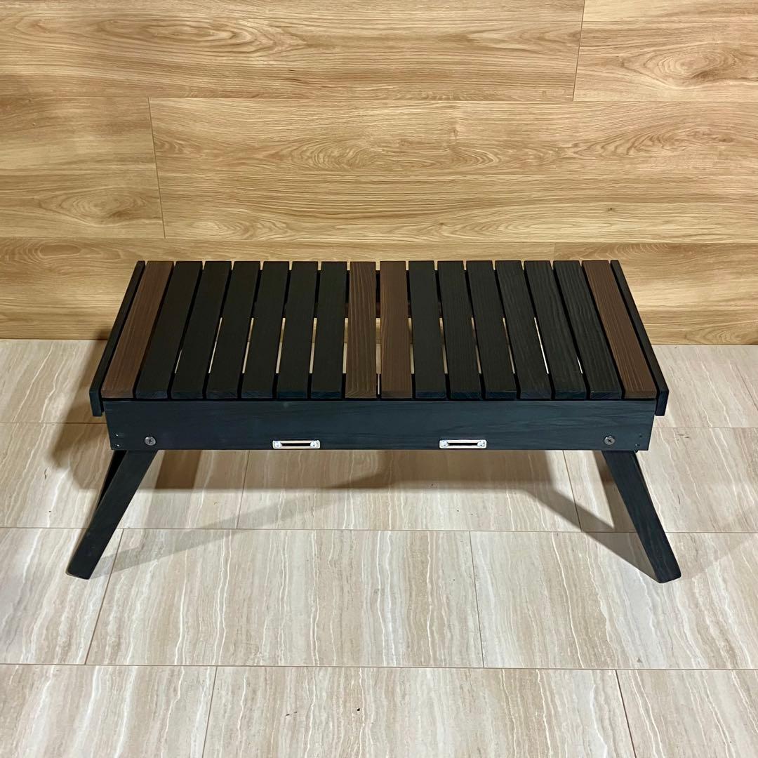 き*ん様 IGTテーブル THEBOX ブラック×ウォルナットMIX塗装品　在庫