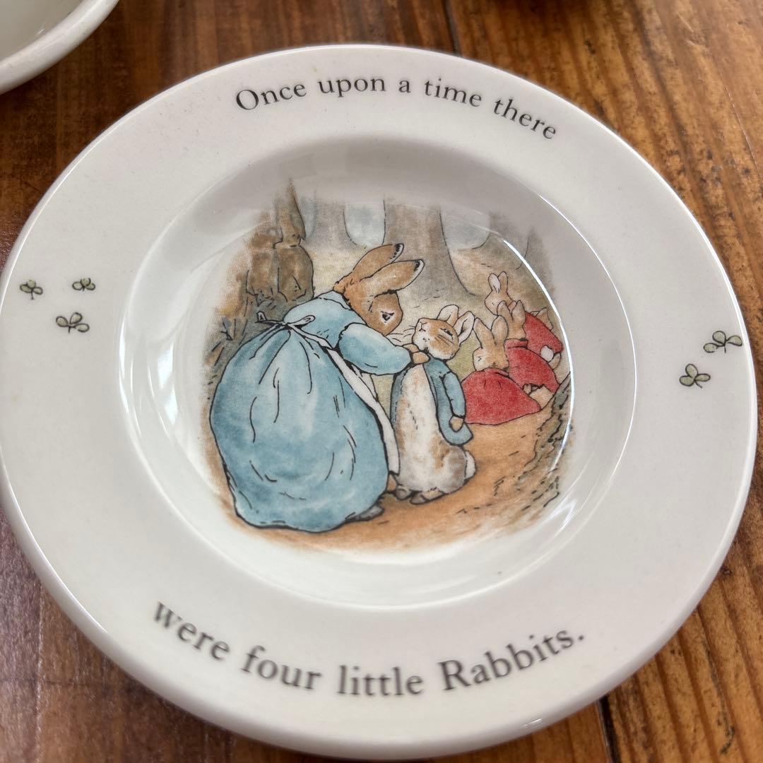  (ウェッジウッド) ミニチュアティーセット ピーターラビット