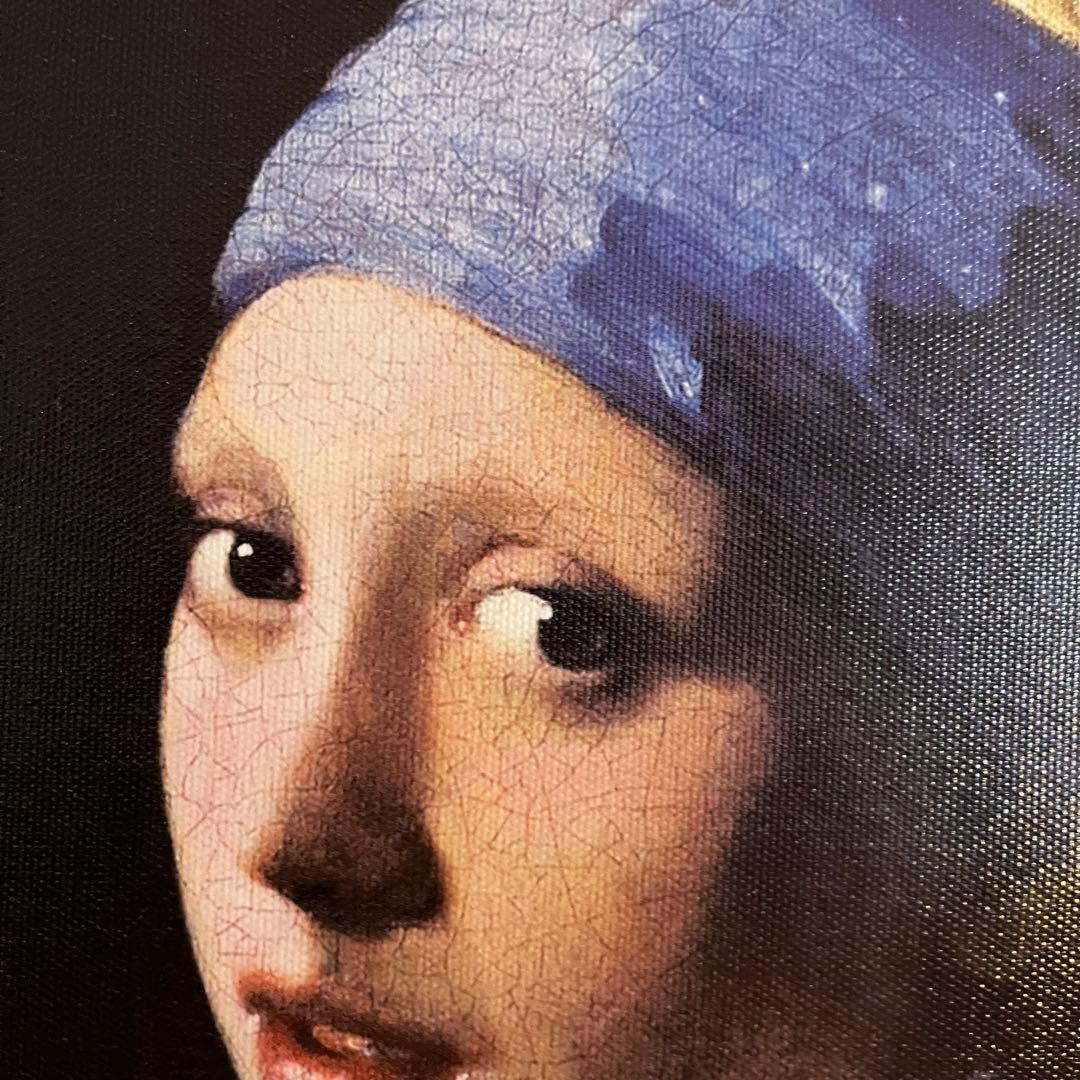 プリントアート フェルメール 真珠の耳飾りの少女 絵画 額付き インテリア
