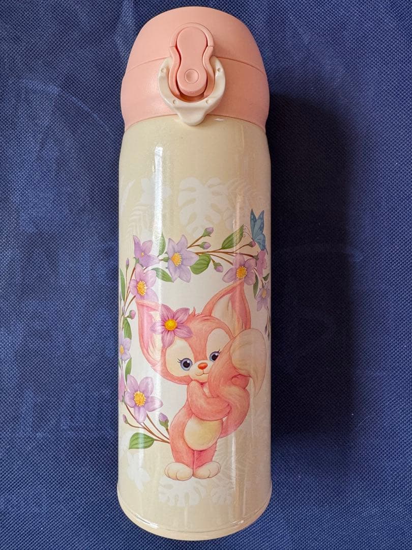 上海ディズニー リーナベル ステンレスふわふわ水筒カバーセット400ml