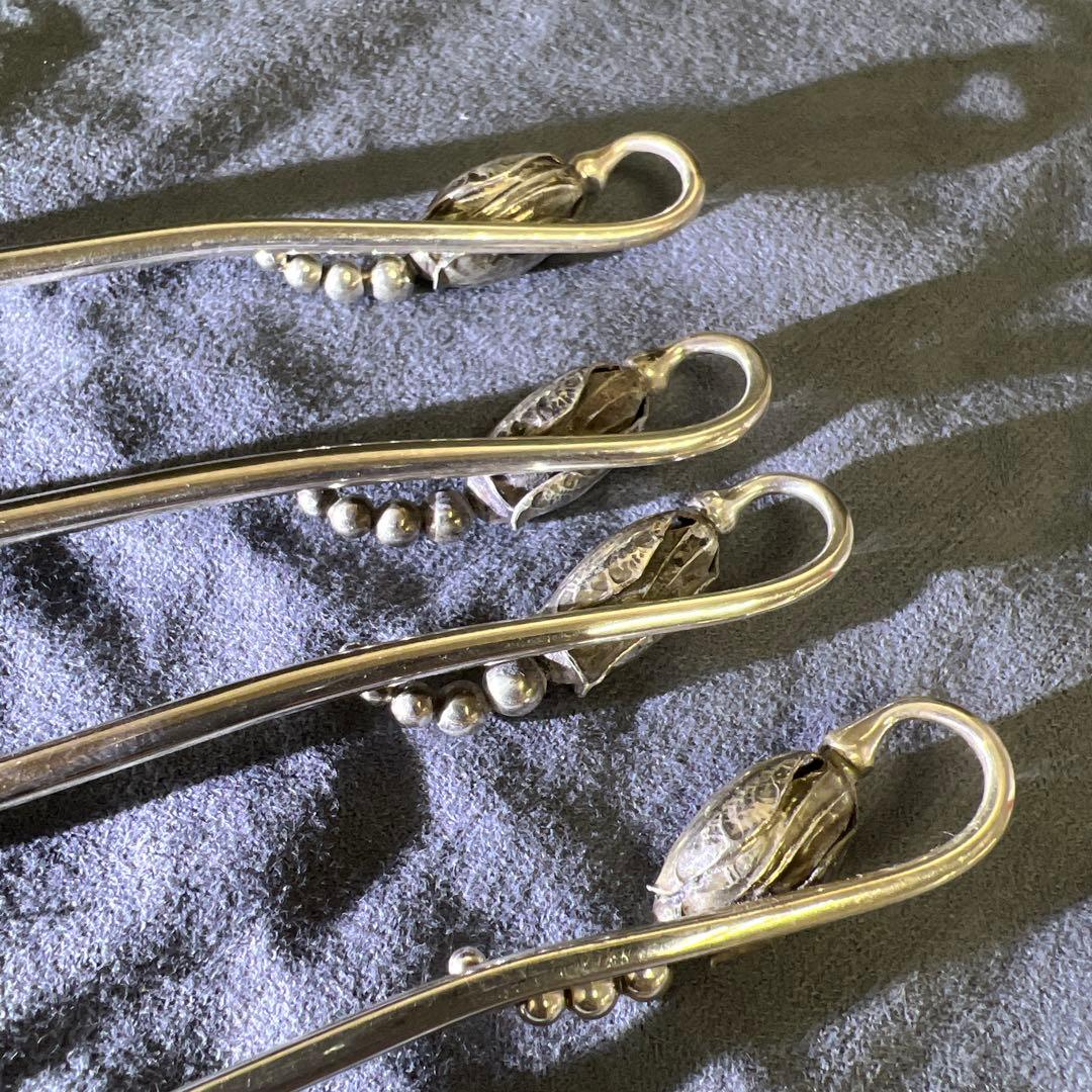 ジョージジェンセン　激レア　ブロッサムアイスティスプーンsterling925