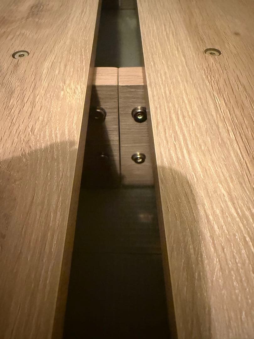 LOWYA 木目調ローベッドセミダブル