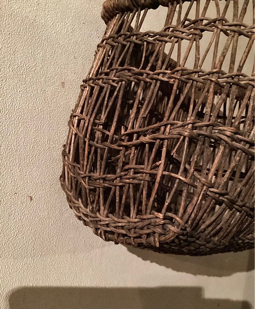 古道具 籠 民藝 ブロカント 襤褸 ヴィンテージ french 古道具坂田