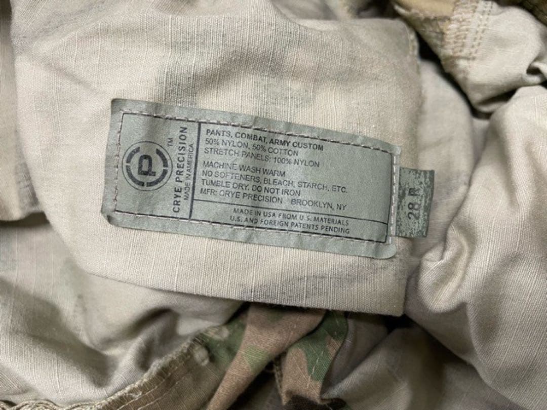 28R Crye Precision G2 G3 米軍 コンバット パンツ