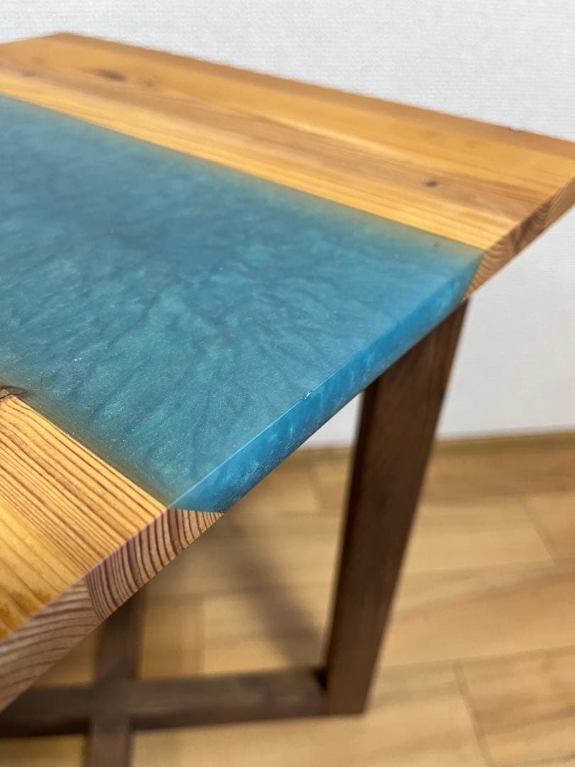 【ハンドメイド】レジンサイドテーブル