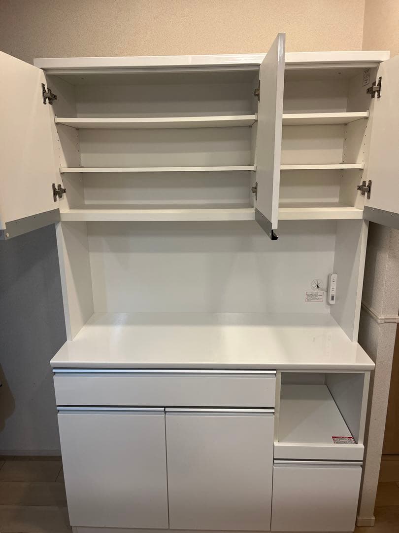 キッチンボード　レジューム120-2TF-H WH【ぴぴちゃん専用】直接引き渡し