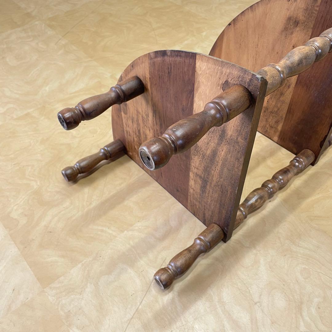 たぬき 木製 4段コーナーラック 棚 飾り棚 ラック ビンテージ