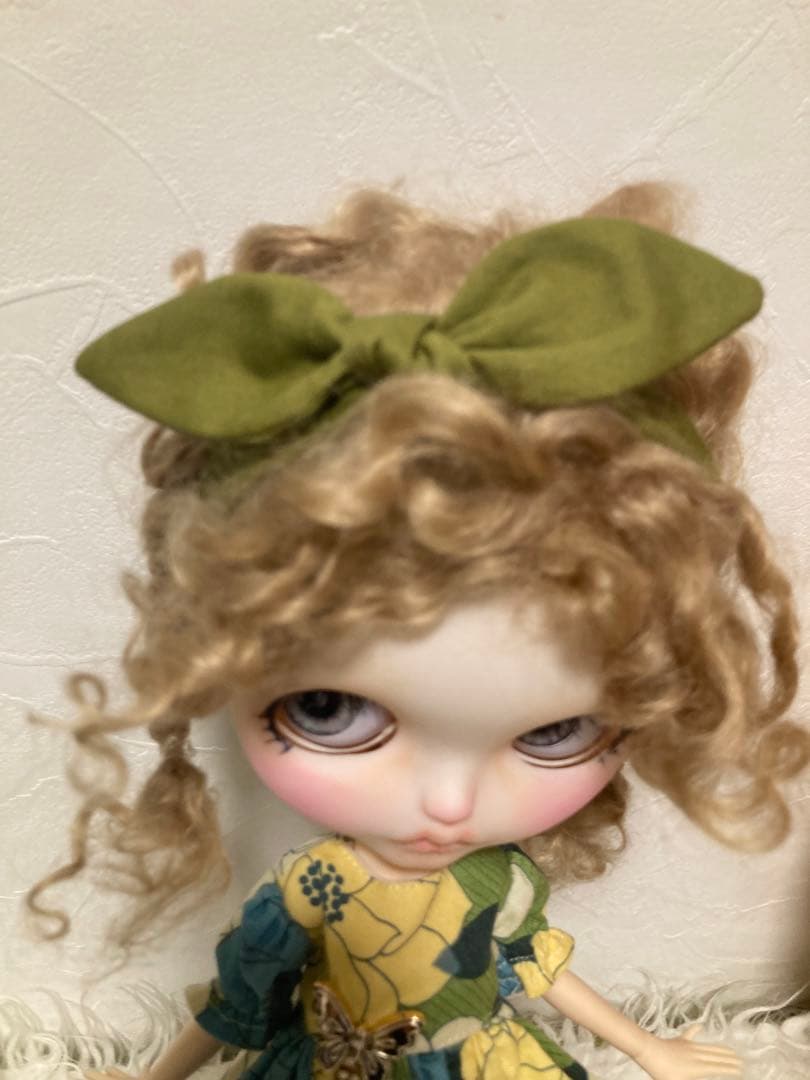 ☆ カスタムアイシードール ブライス ☆ アウトフィット 大柄花服