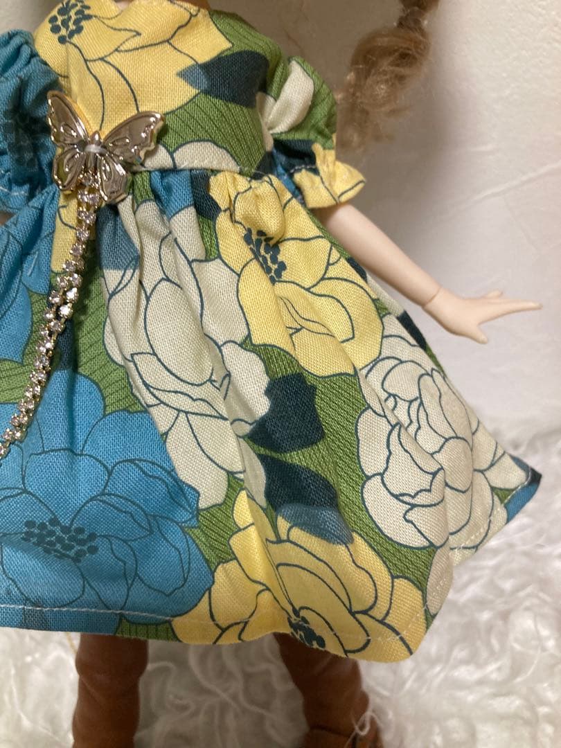 ☆ カスタムアイシードール ブライス ☆ アウトフィット 大柄花服