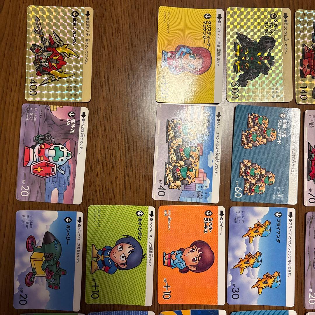 SDガンダム カードダス本弾 パート7 計39枚 セミコンプ 2枚欠品 当時物